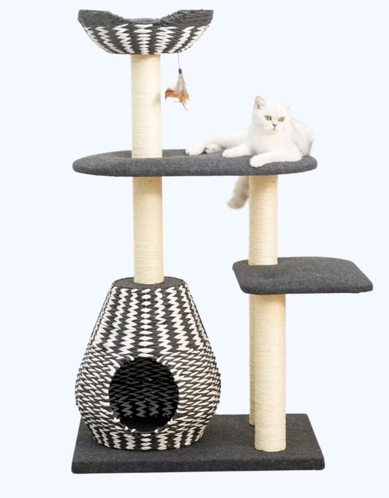 Pet Pals Pet Pals Ace Handwoven 4-Level Cat Tree