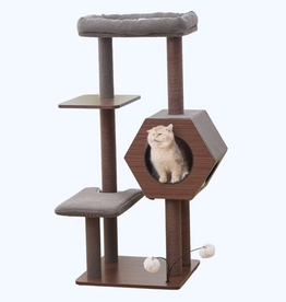 Pet Pals Pet Pals Wagon 2.0 Mid-Century Modern 5-Level Cat Tree