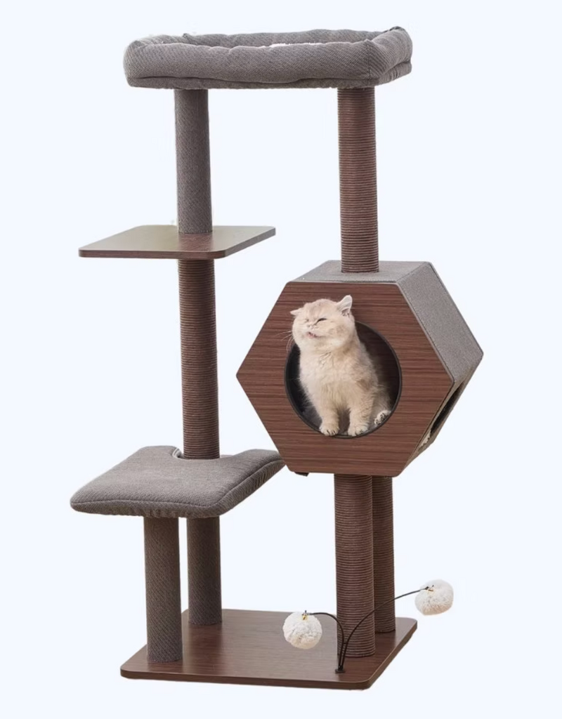 Pet Pals Pet Pals Wagon 2.0 Mid-Century Modern 5-Level Cat Tree