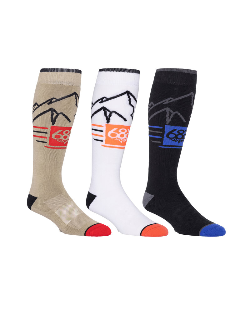 686 686 Mountain Scape Sock 3-Pack