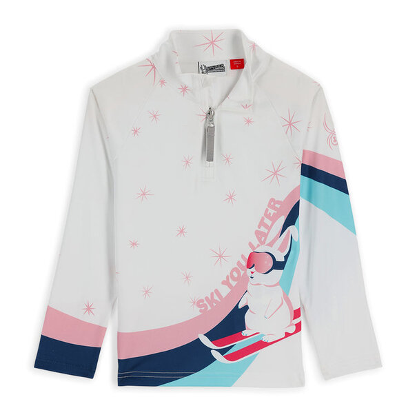 Spyder Spyder BITSY REFLECT GJr  ZIP T-NECK