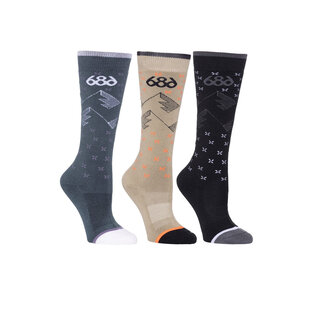 686 Twilight W Sock 3-Pack