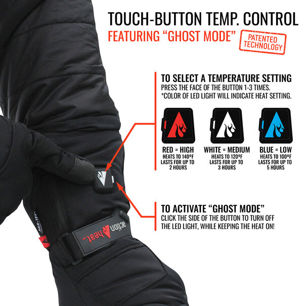 Actionheat ActionHeat 5V Rechargeable Heated W Snow Gloves