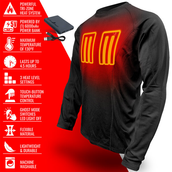 Actionheat ActionHeat 5V Heated Base Layer Shirt (5242)