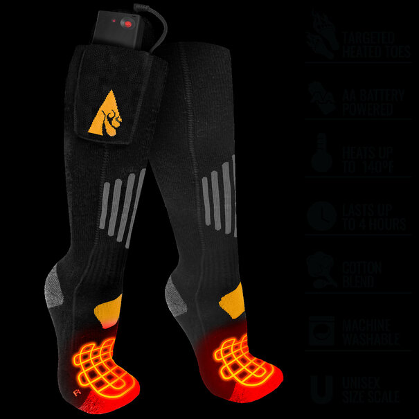 Actionheat ActionHeat AA Battery Heated Socks - Cotton