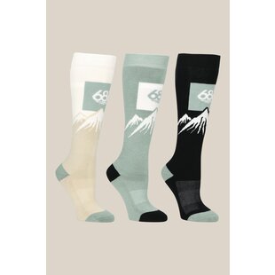 686 SNOW CAPS W SOCK 3-PACK (6252)