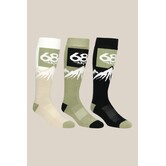 686 SNOW CAPS SOCK 3-PACK (6252)