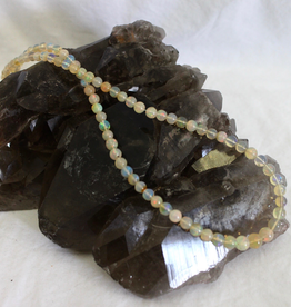 Ethiopian Opal Round Bead Necklace