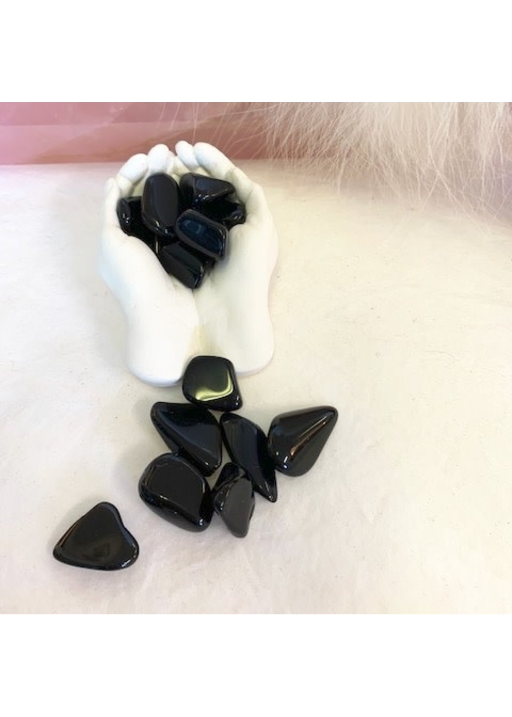 Black Obsidian Tumbled