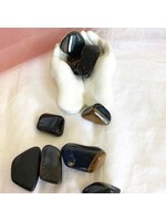 Blue Tiger Eye Tumbled to Relieve Stress