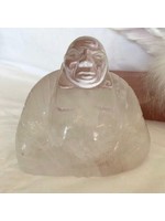 Quartz Buddha with Iron for deep meditation Additional 8% off applied