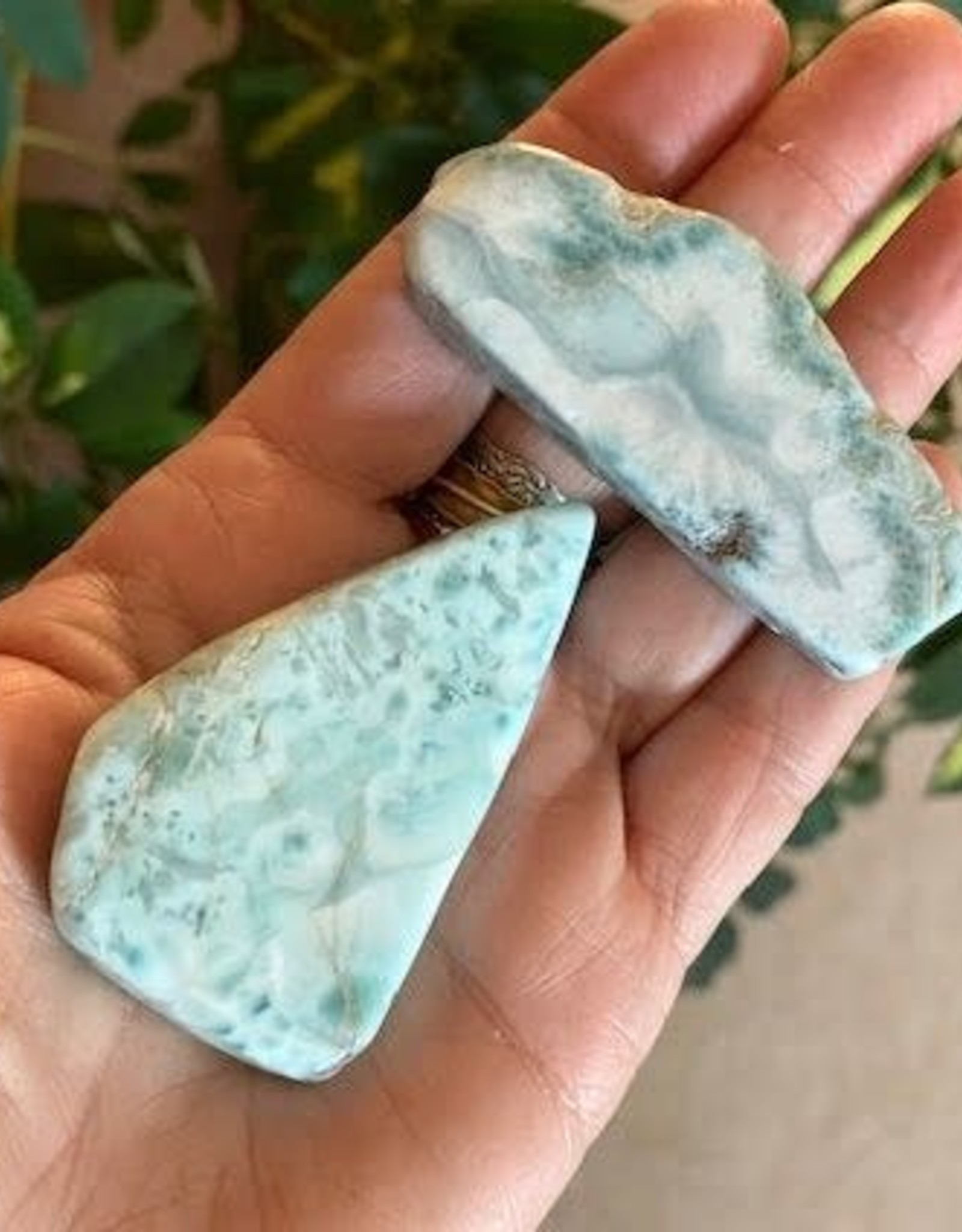 larimar polished stone