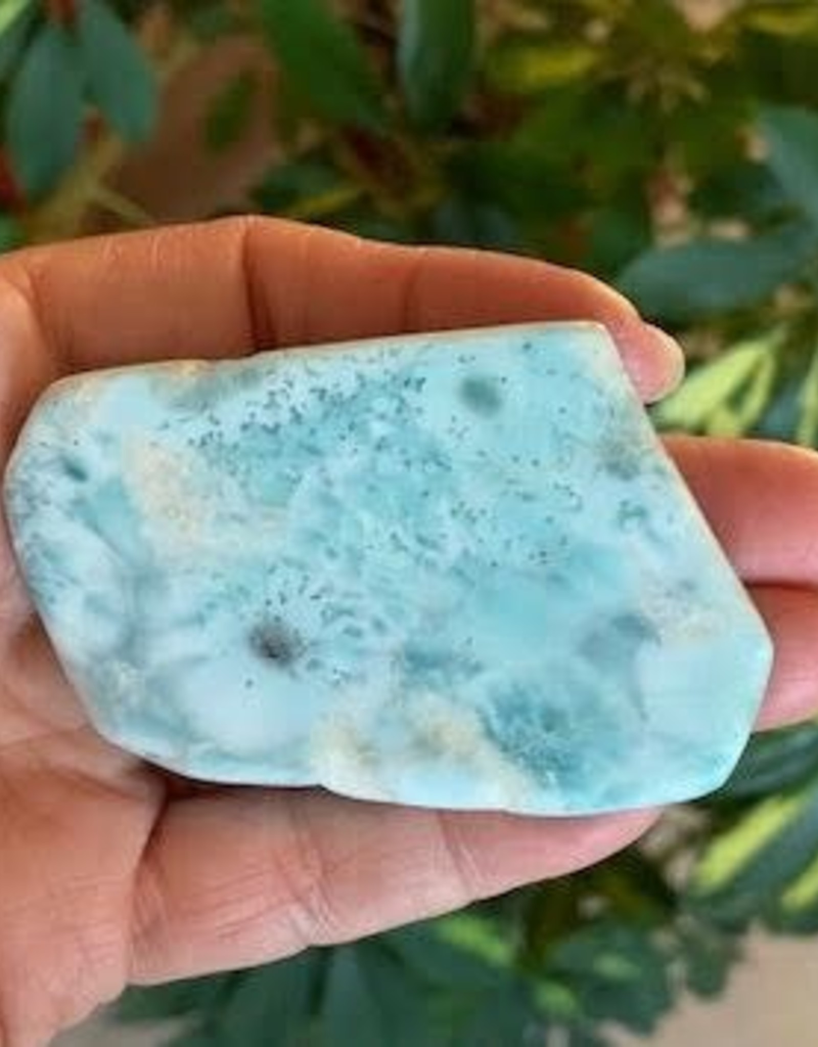 larimar polished stone