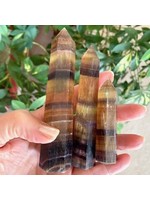 Yellow and Purple Fluorite Generator to attract abundance and joy