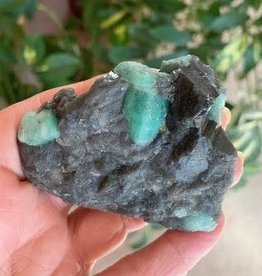 Emerald Rough charged in the September New Moon