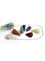 Chakra Pendulums w/ 7 Stones