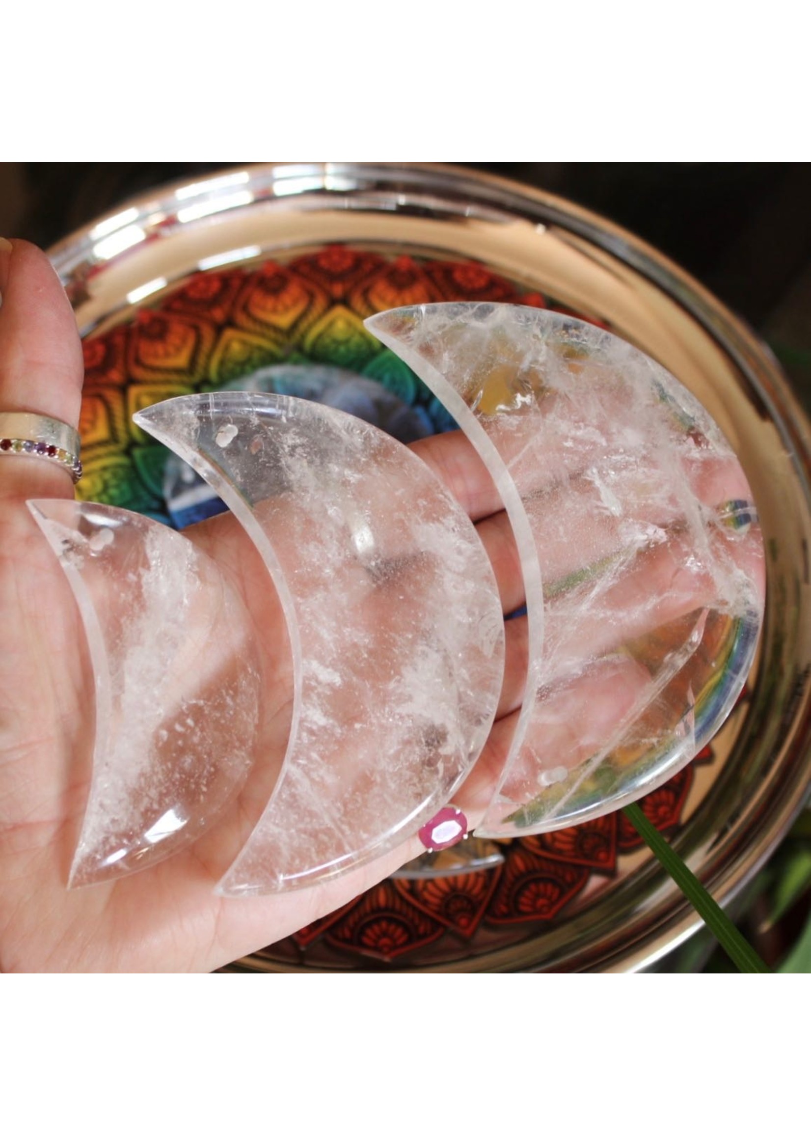 Quartz Quarter Moons