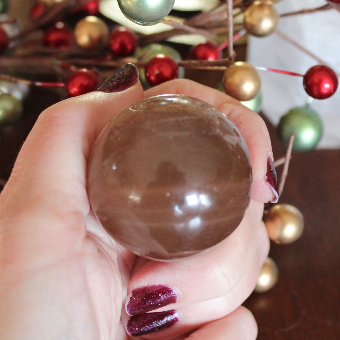 Rutilated Quartz Sphere for manifesting Soul Food Crystals