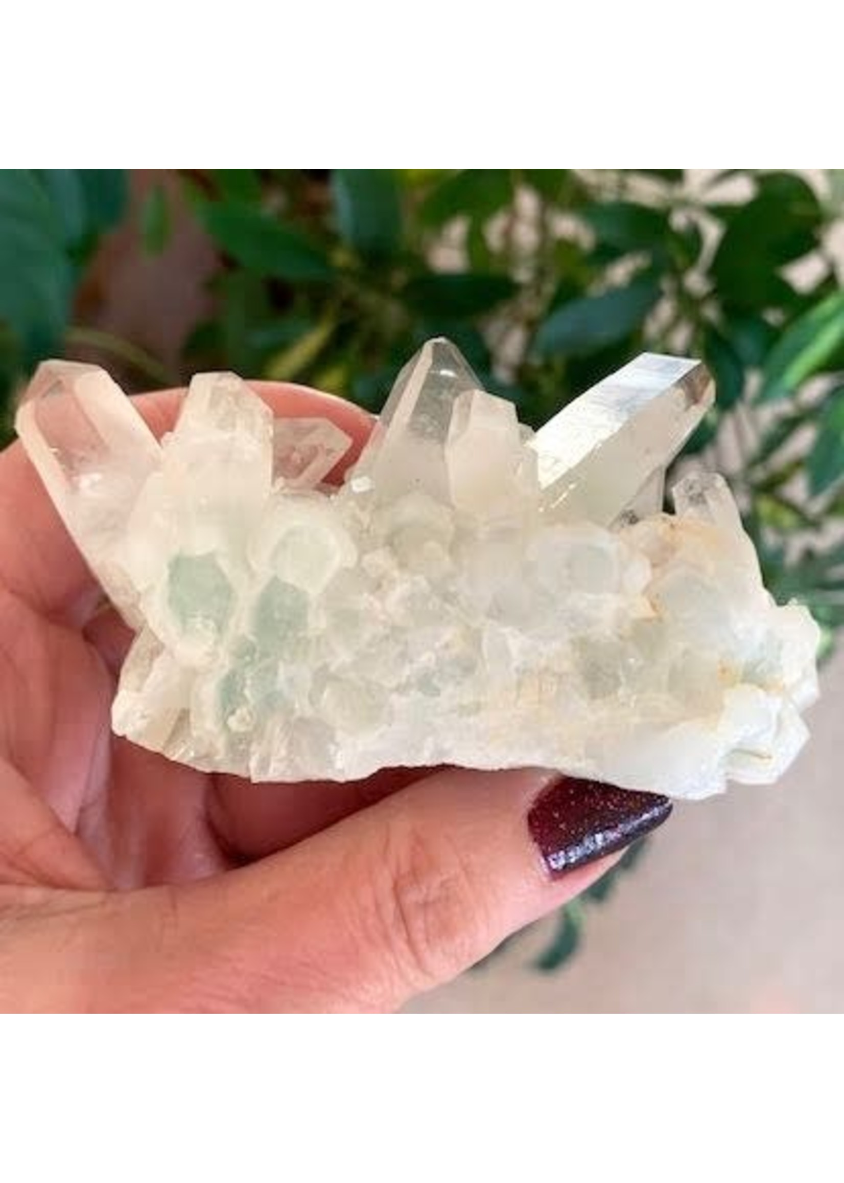 Quartz with Fuchsite Phantoms Clusters for rejoicing in who you are