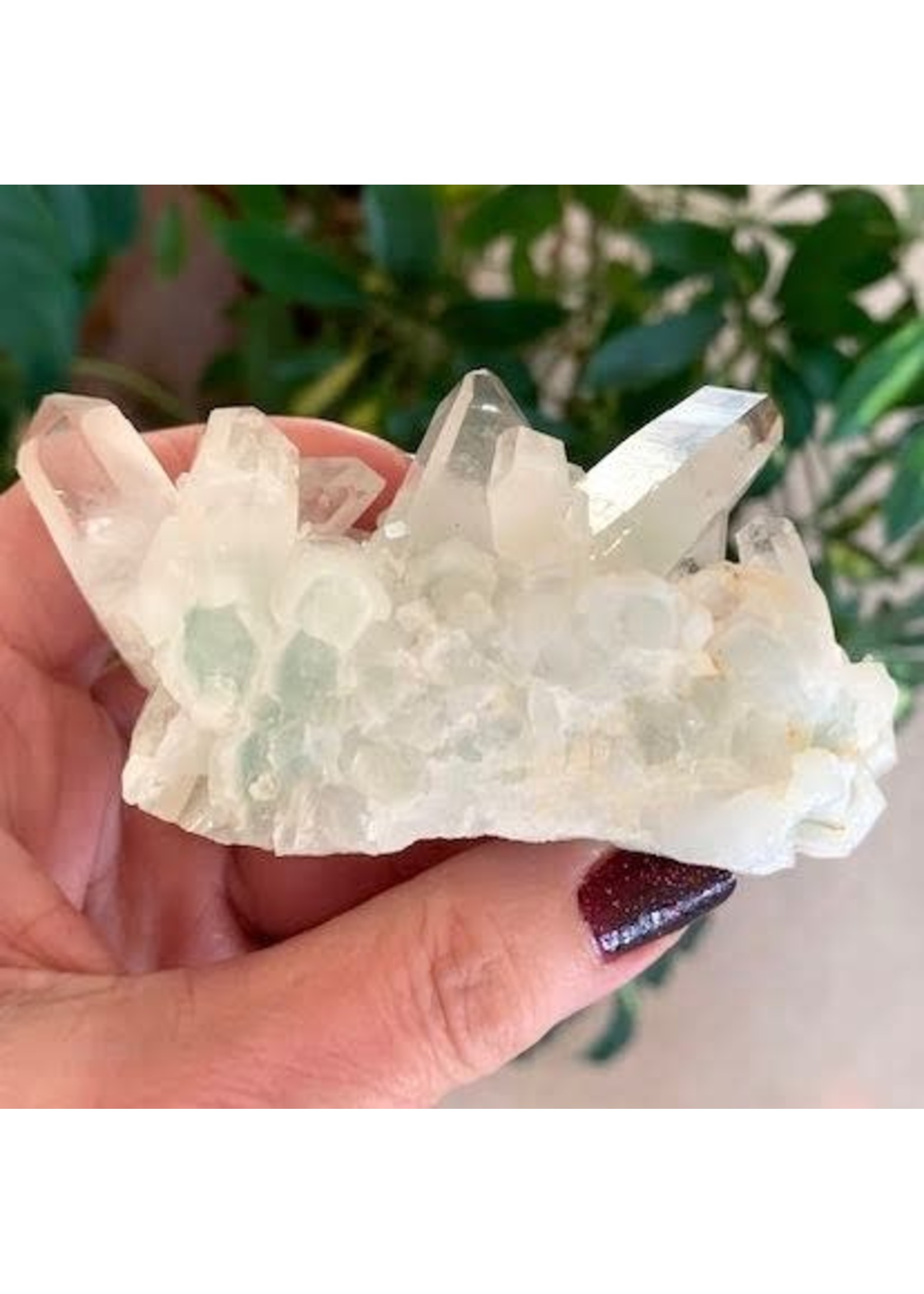 Quartz with Fuchsite Phantoms Clusters *RARE* for rejoicing in who you are