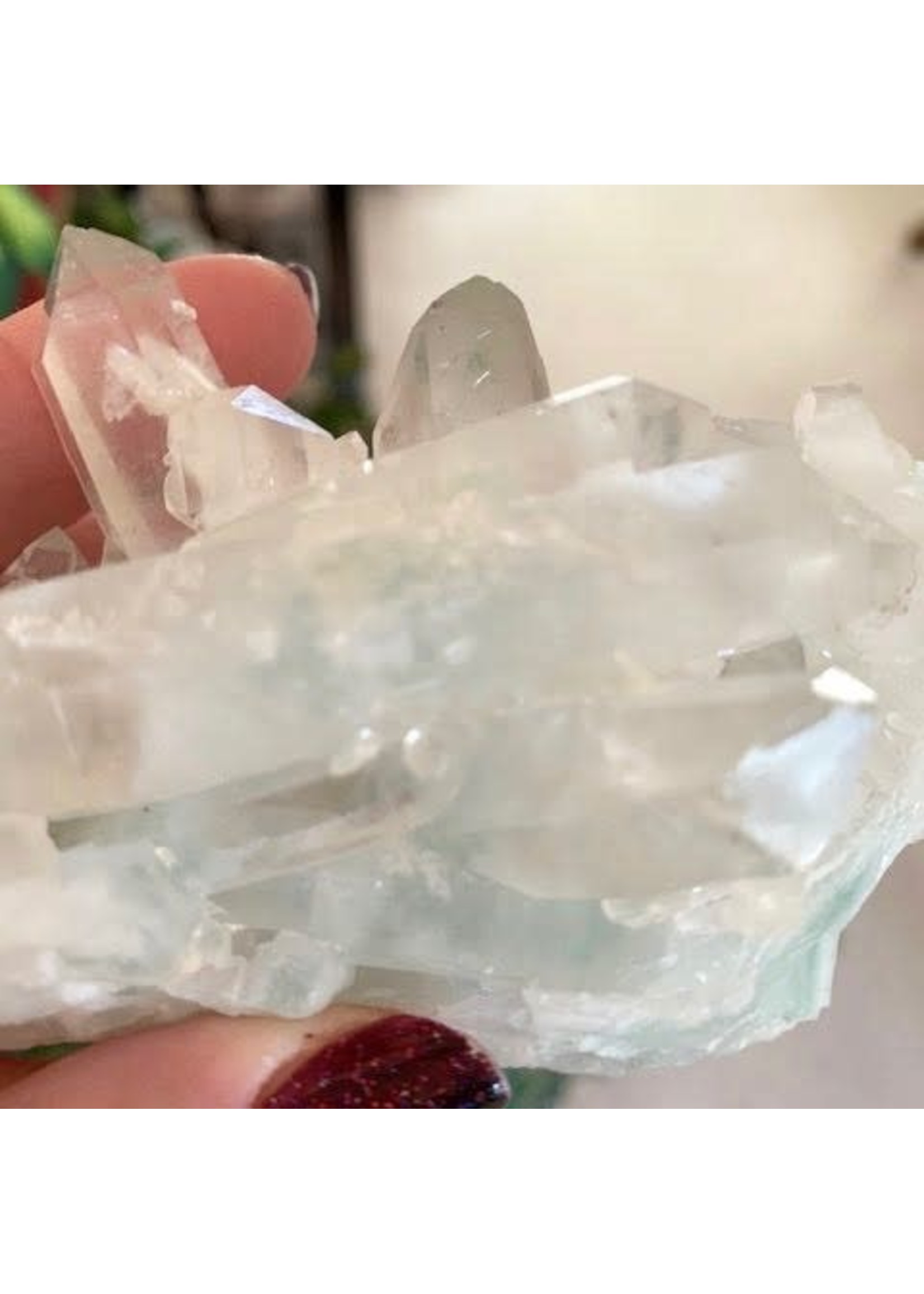 Quartz with Fuchsite Phantoms Clusters *RARE* for rejoicing in who you are