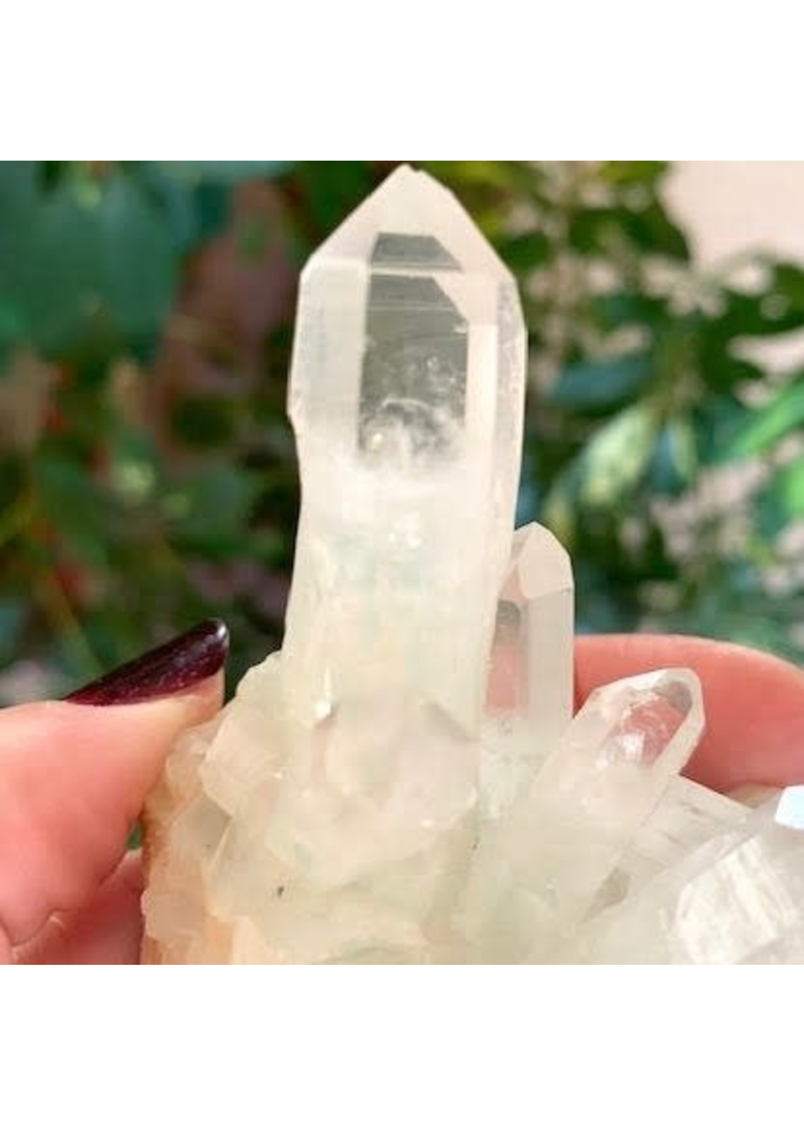 Quartz with Fuchsite Phantoms Clusters *RARE* for opening the heart