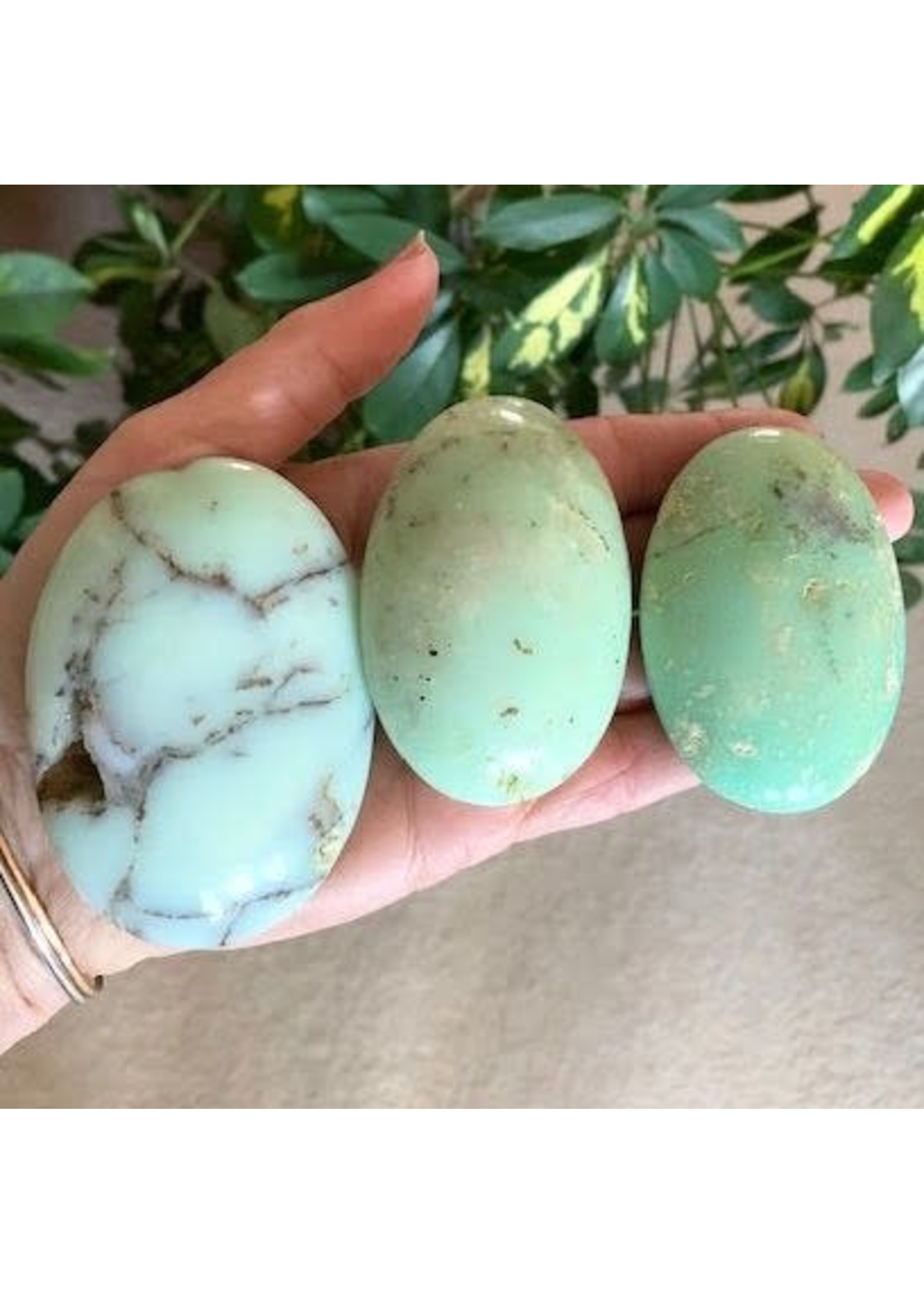 Chrysoprase Touchstones filled with compassion and love