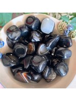 Black Banded Agate Tumbled