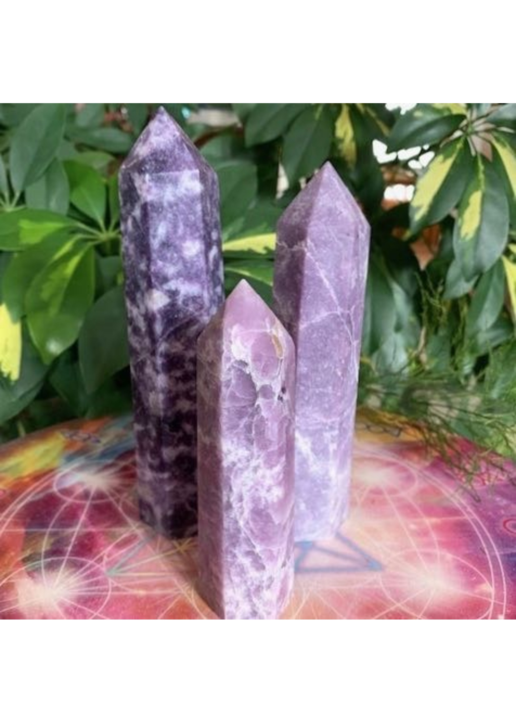 Lepidolite Generators for elevated healing