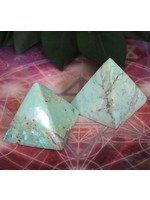 Chrysoprase Pyramids for elevating peace