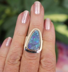 Australian Blue Opal Ring for inspiration  size 6.5