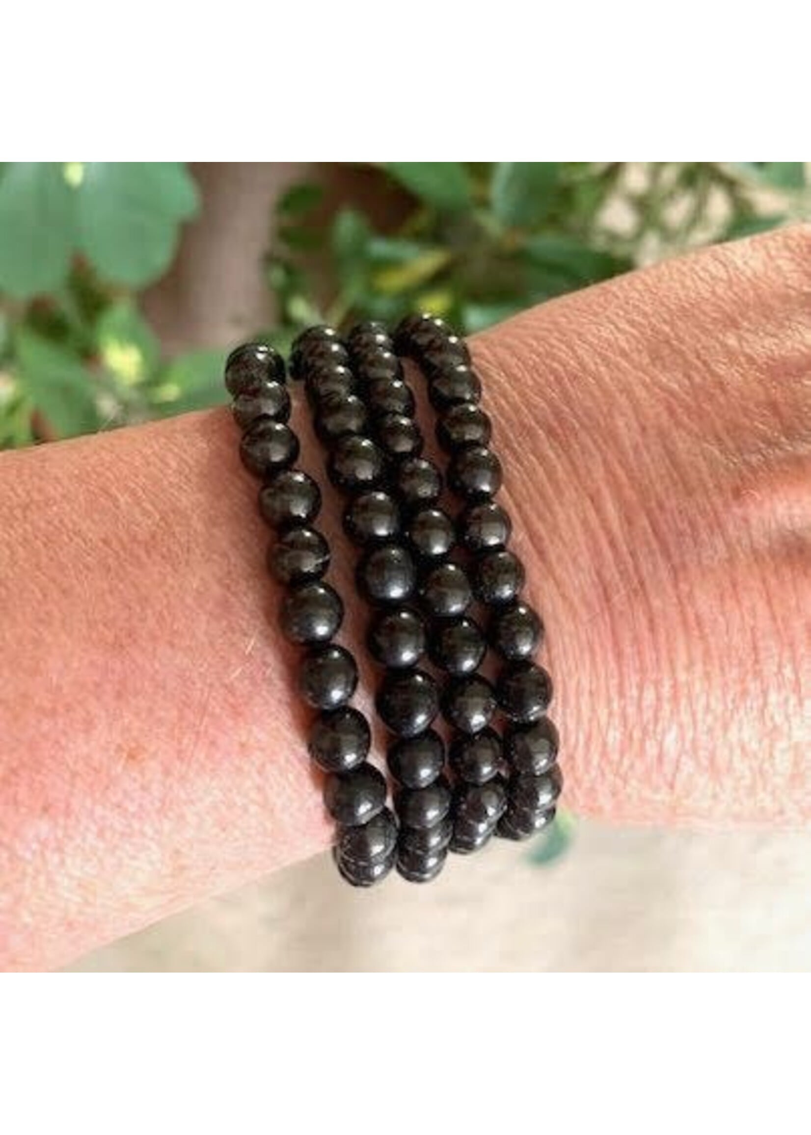 Crystal Bracelet - Shungite 6mm