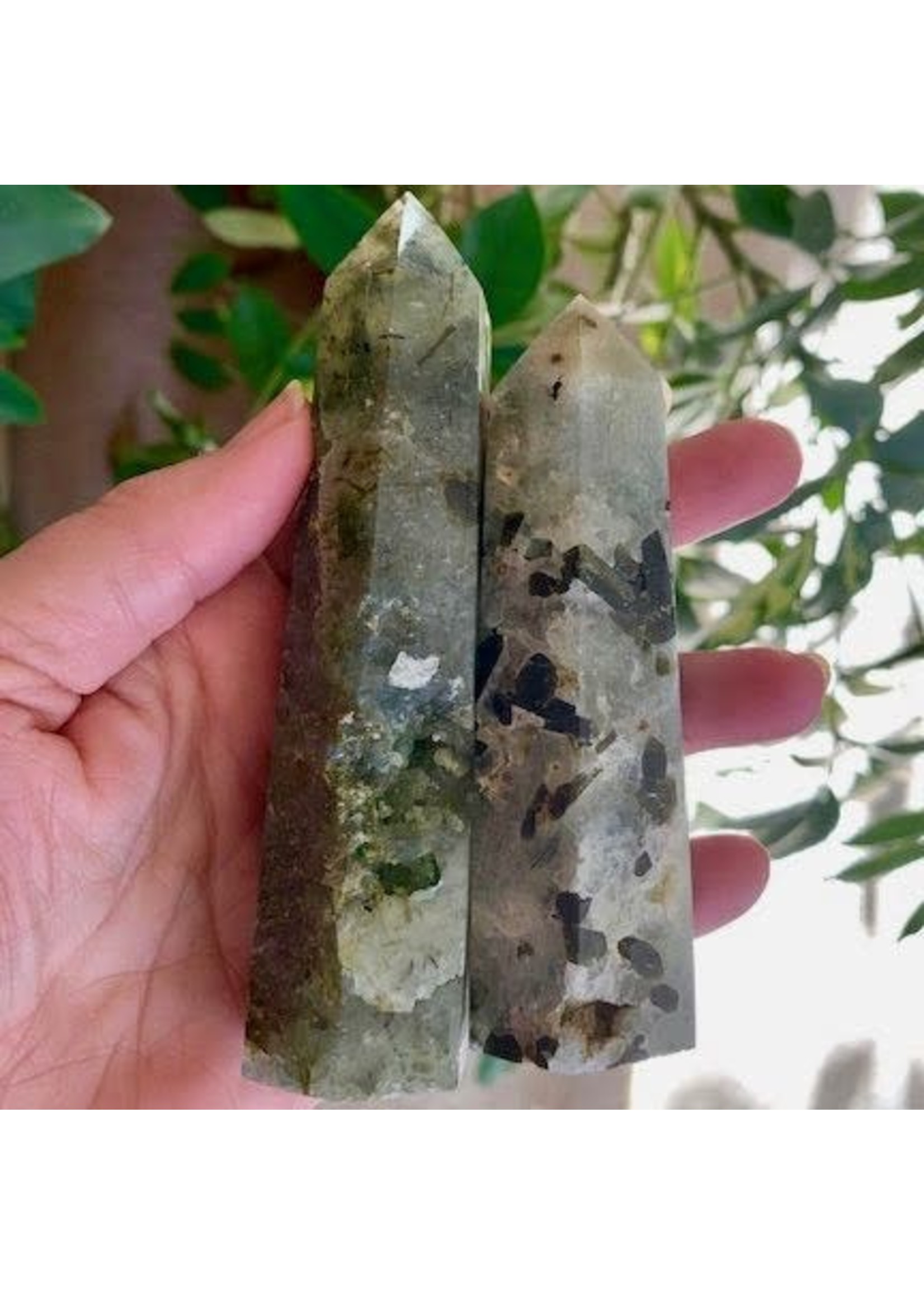Prehnite with Epidote Generators for healing