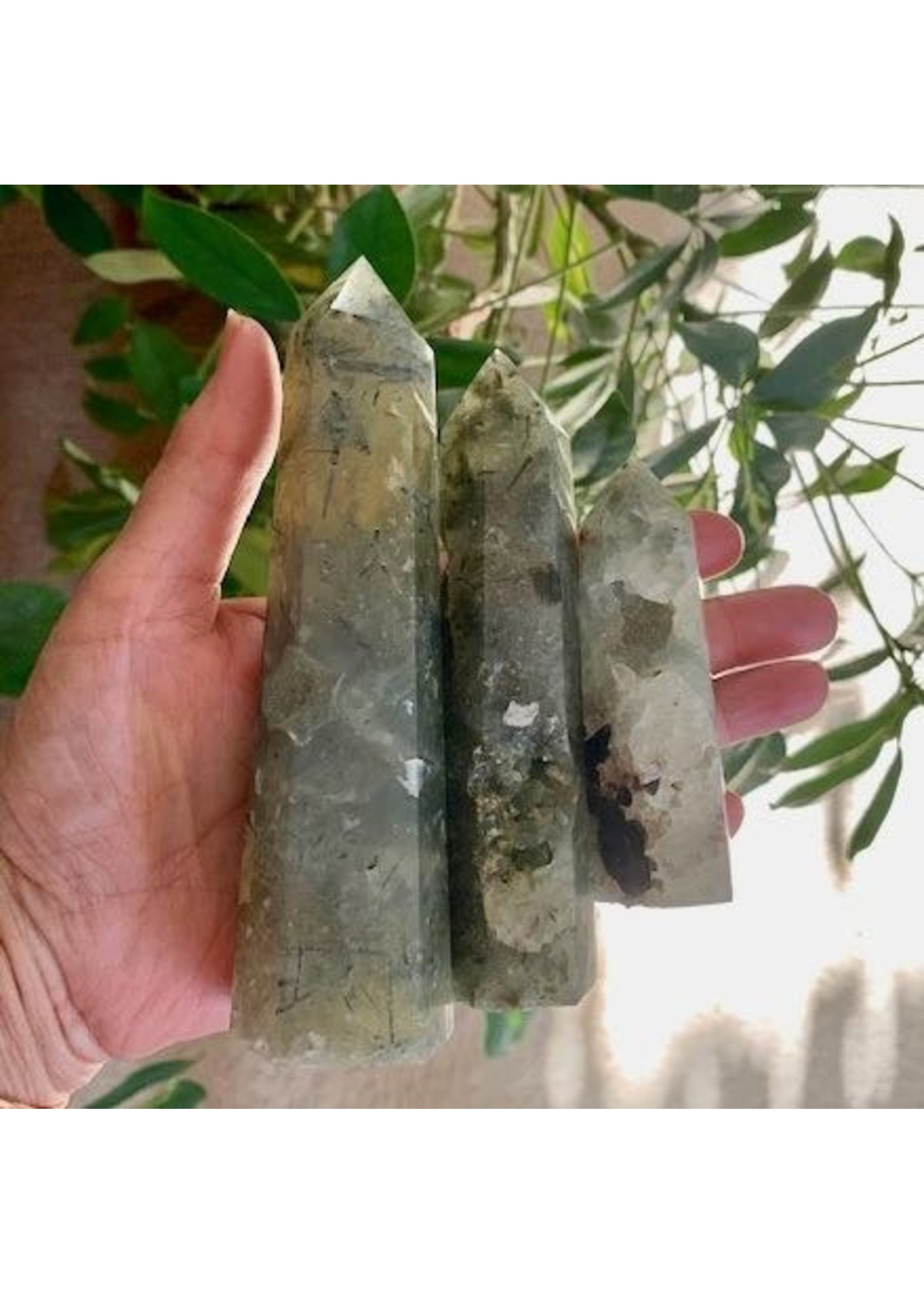 Prehnite with Epidote Generators for healing