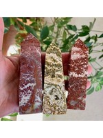 Ocean Jasper Obelisk for  elevated bliss