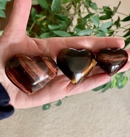 Red Tiger Eye Heart for passion