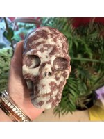 Pink Tourmaline Skulls