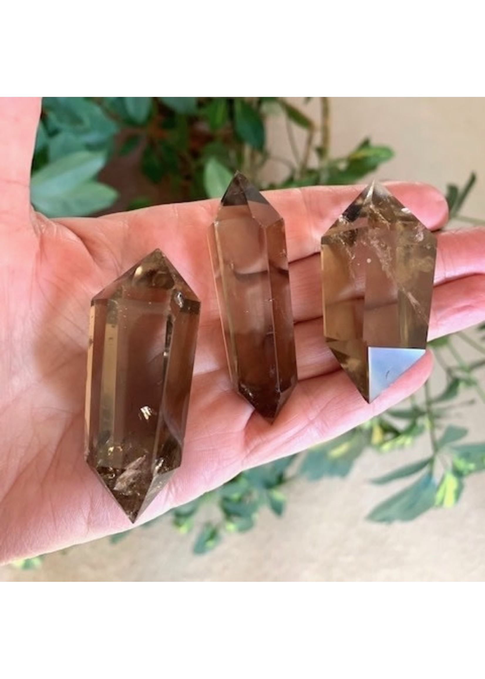 Smoky Quartz Vogel Points for Transformation