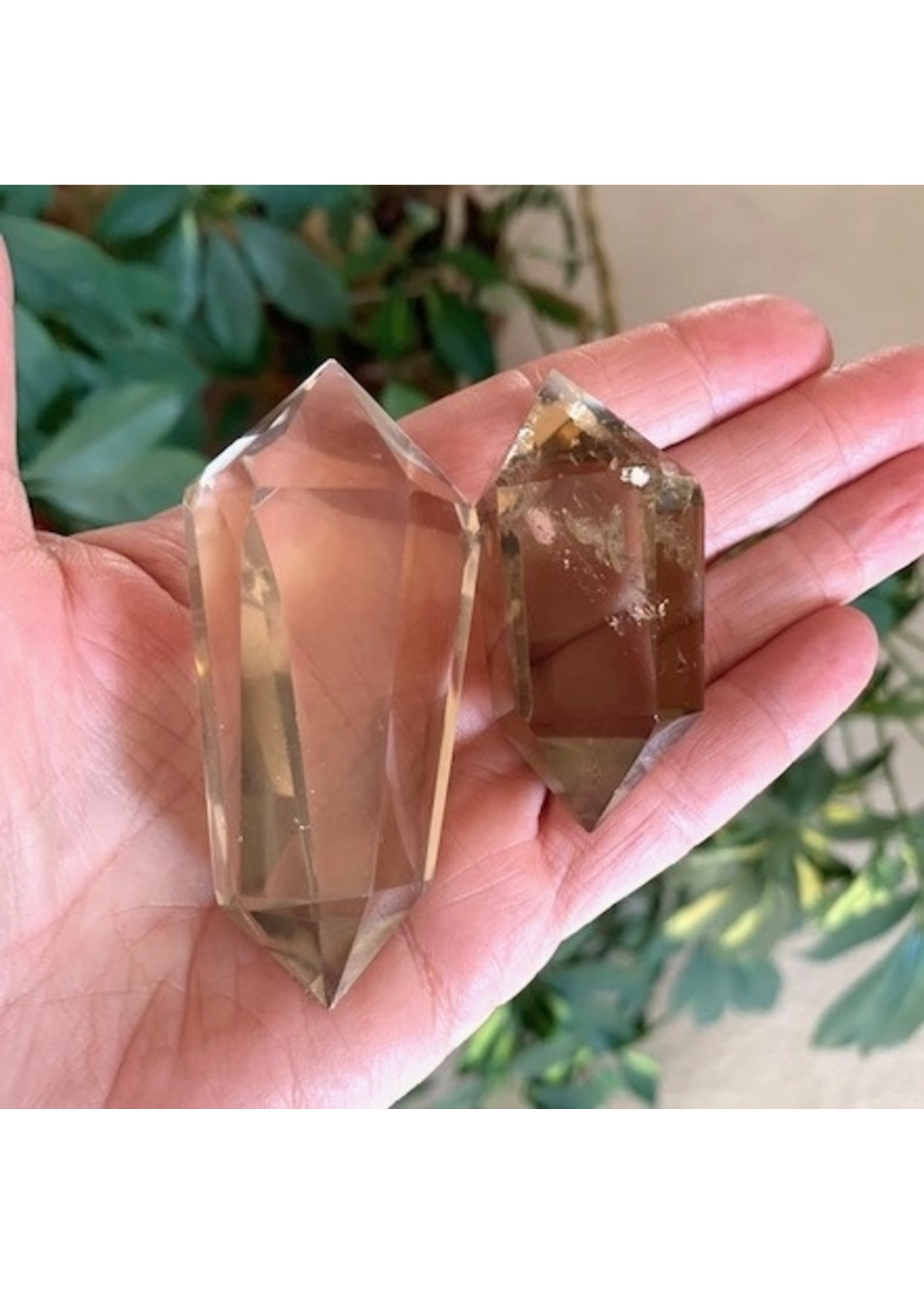 Smoky Quartz Double Terminated Points for Transformation