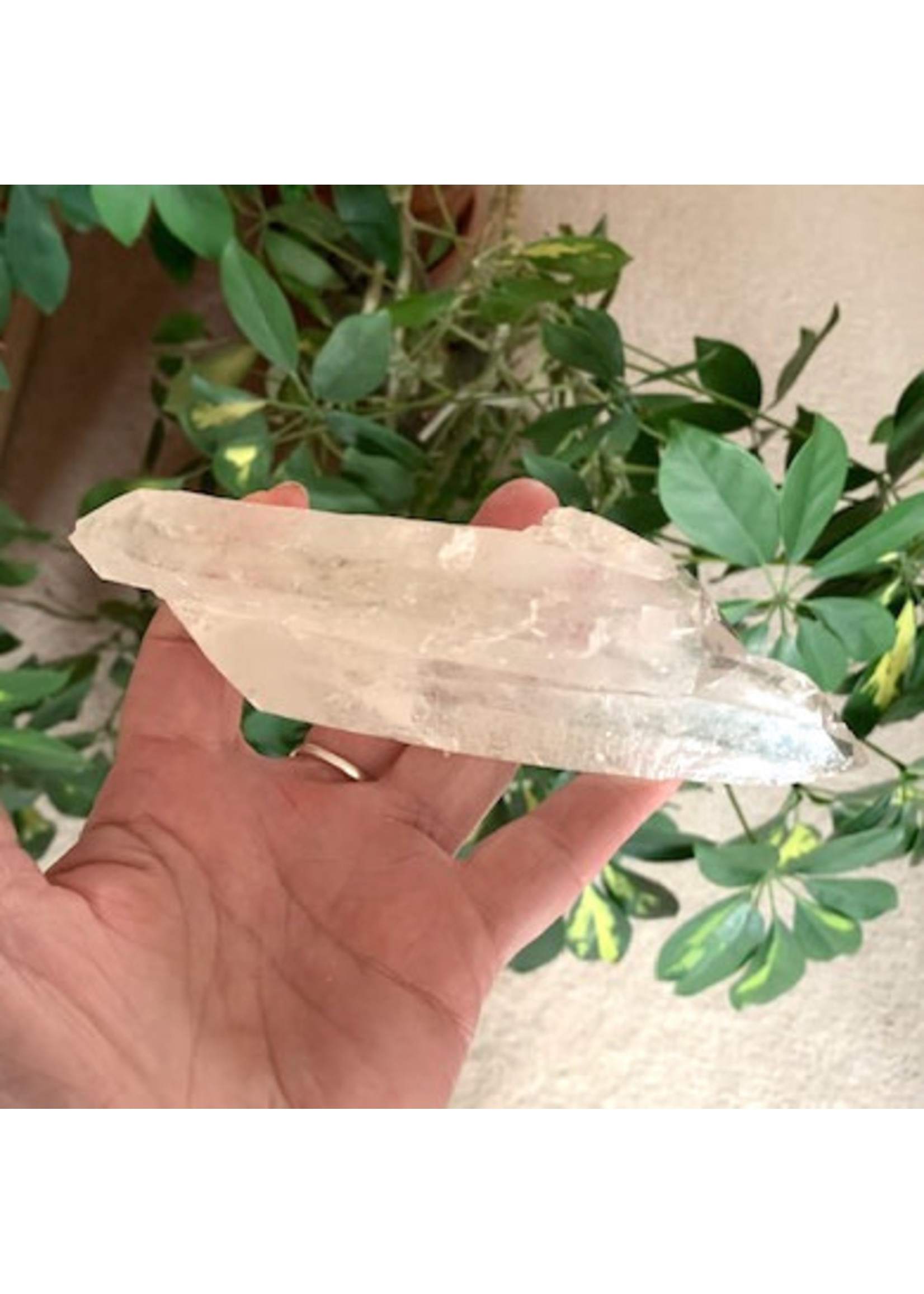 Quartz Double Terminated Etched Cluster Points for cosmic balance