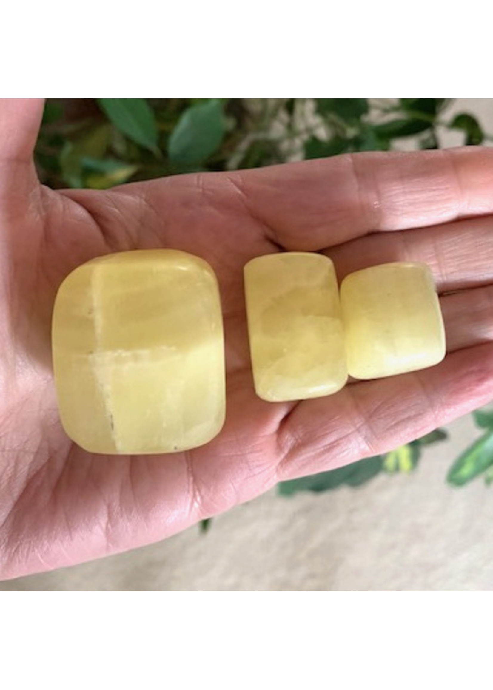 Solar Calcite Polished for clearing old energy