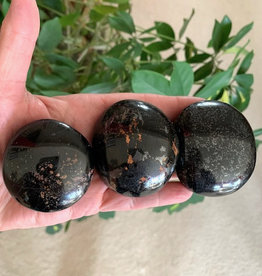 Black Tourmaline Touchstones with Hematite for amazing protection