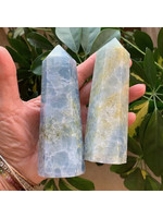 Blue Calcite  with Diopside Generators for higher truth