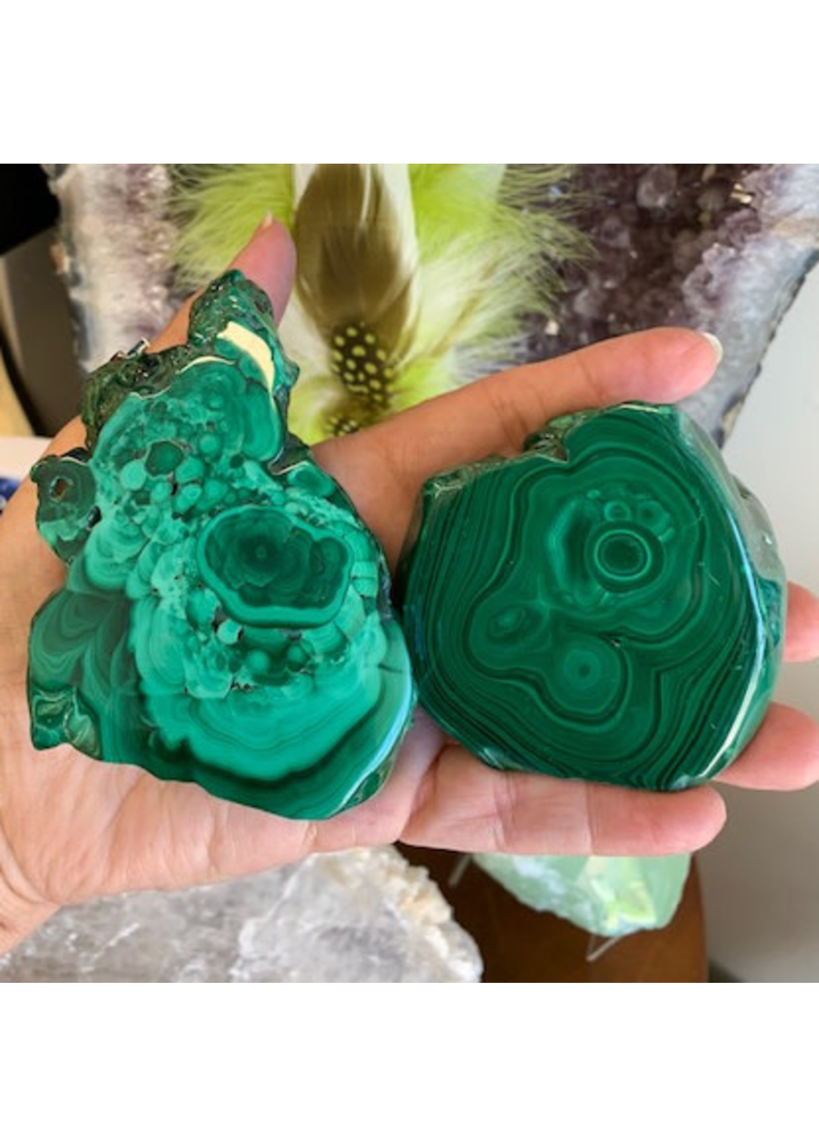 Malachite Freeforms for an adventurous soul