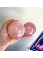 Rose Quartz Spheres for radiating love