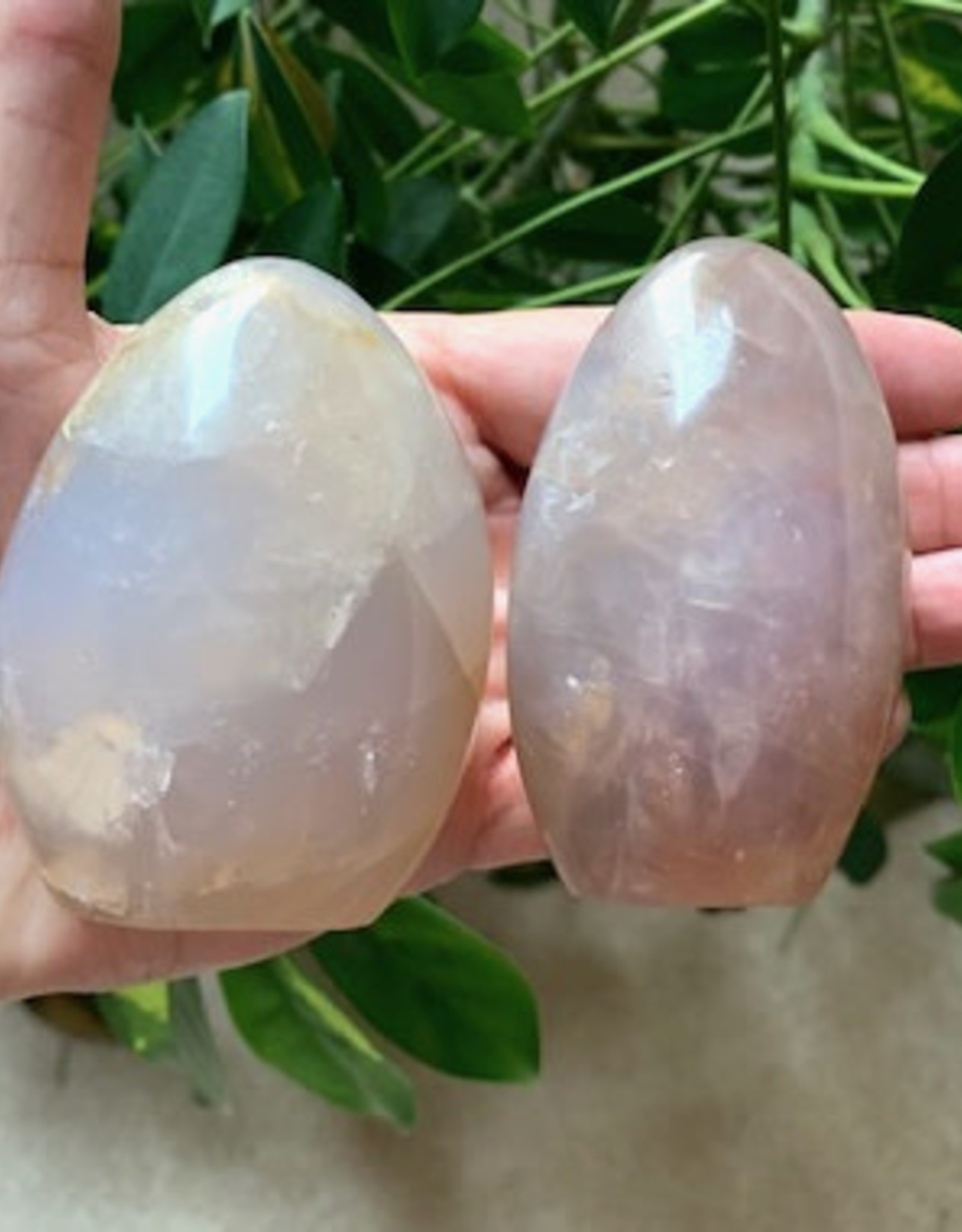 Blue Rose Quartz Freeform for deep serenity Soul Food Crystals