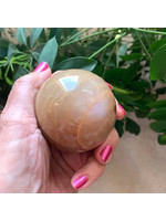 Peach Moonstone Spheres for new beginnings