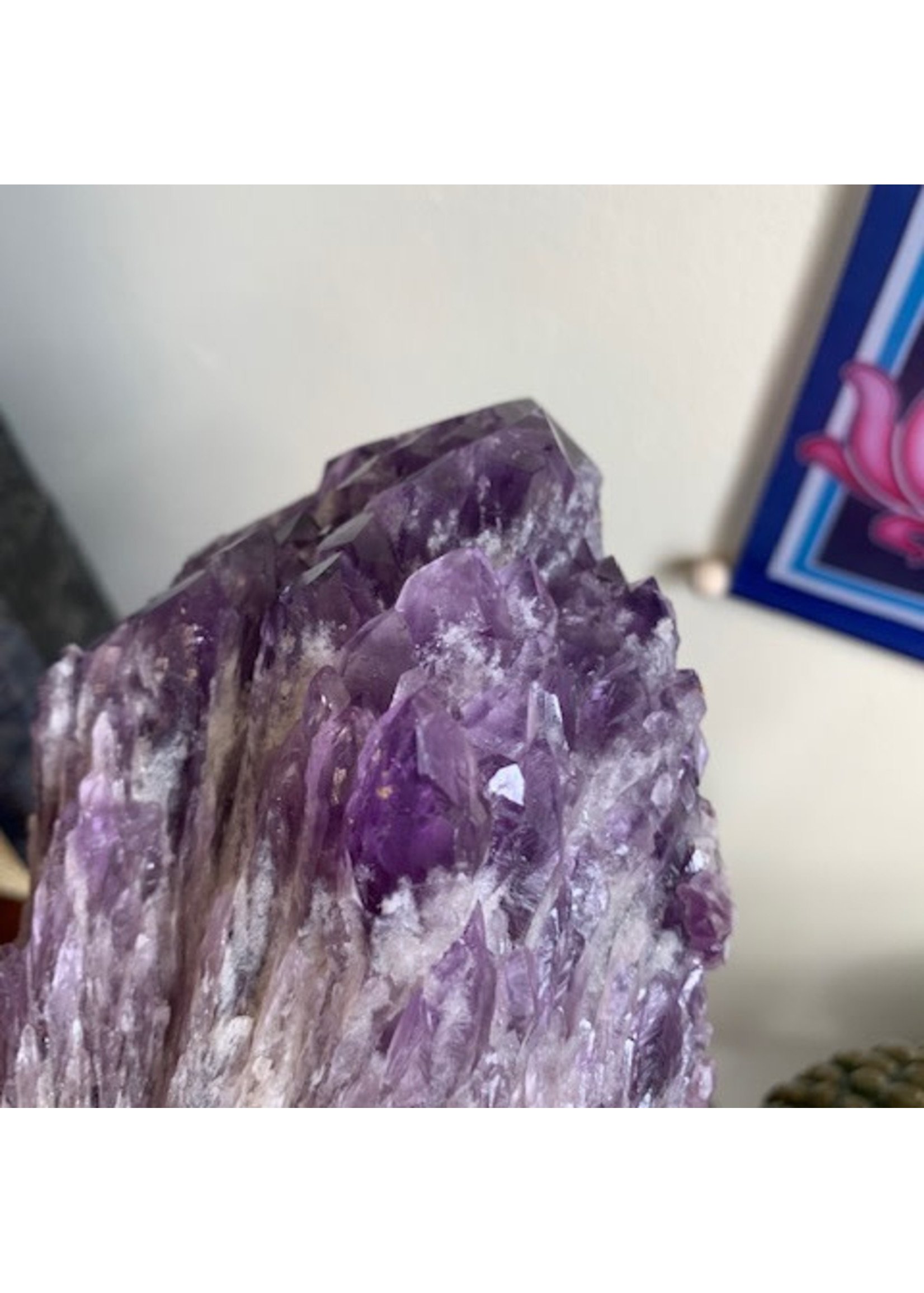 Amethyst Elestial Point  for powerful connecting and healing