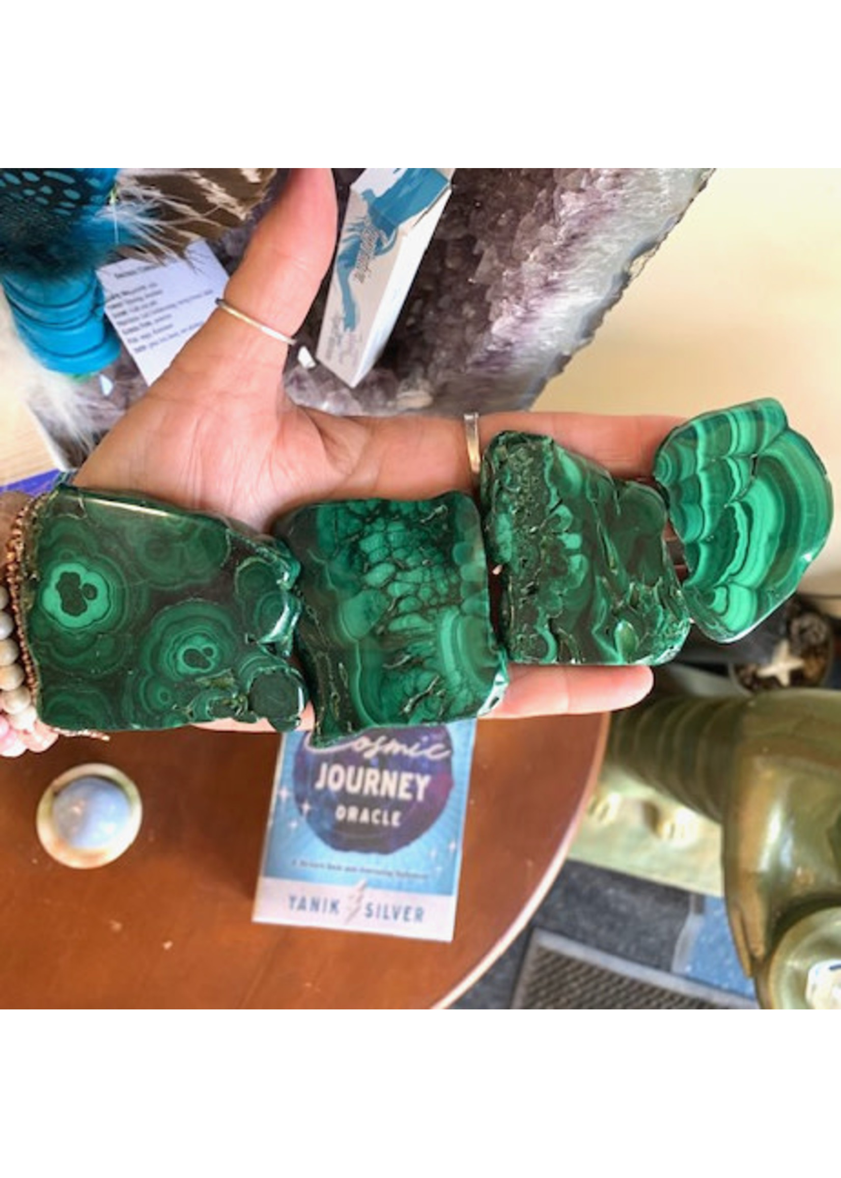 Malachite Slabs for deep transformation