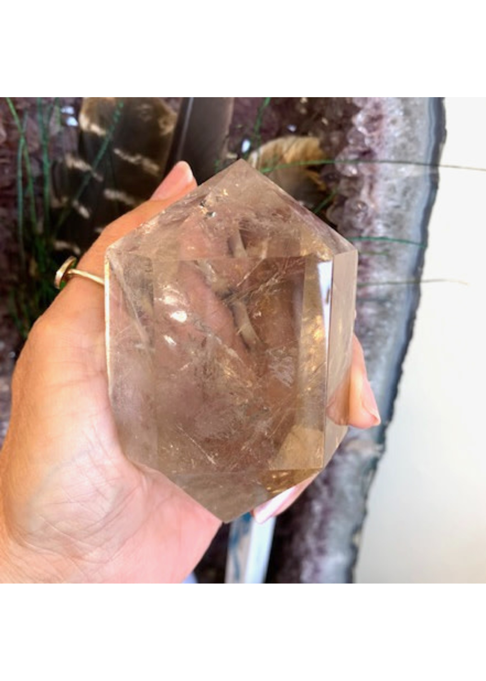 Smoky Quartz Double Terminated Points for balance
